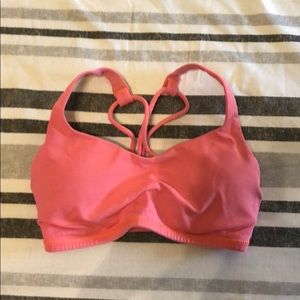 Lululemon sports bra (salmon color)